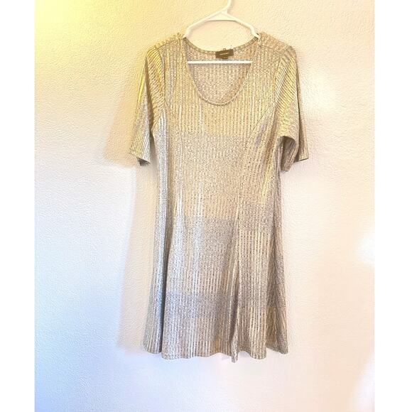 Espresso Women’s Dress Black Short Sleeve Size Large - Picture 2 of 7